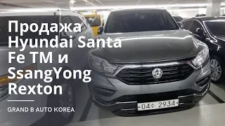 Продажа Hyundai Santa Fe TM и SsangYong Rexton. Купить авто из кореи
