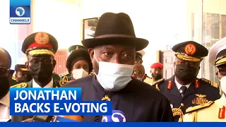 Fmr Pres Goodluck Jonathan Canvasses Support For Electronic Voting