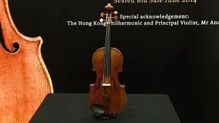 World's finest viola presented in Hong Kong