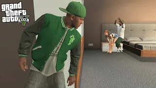 FRANKLIN CAUGHT GIRLFRIEND WITH LAMAR IN GTA 5!!!