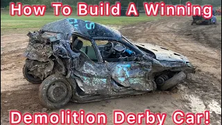 How to build a WINNING demolition derby car🏁🏆