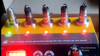 how to test a spark plug in one minut bu high volts tester