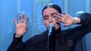 Lykke Li - Silent My Song on  the Late Show with David Letterman 11-17-11
