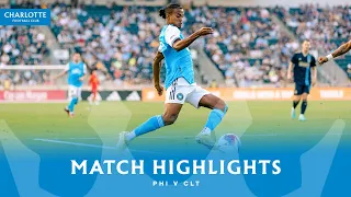 HIGHLIGHTS: Philadelphia Union vs. Charlotte FC