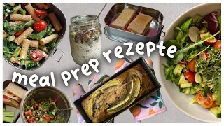 8 GESUNDE MEAL PREP REZEPTE für die Uni (Schule/Arbeit) oder zum PICKNICK ~ einfach, schnell to-go!