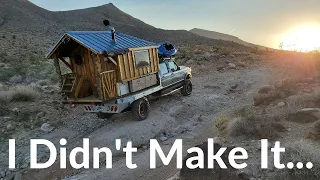 Truck Camper 4x4 Fail - Mojave Road