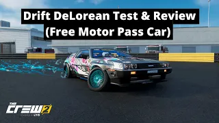 The Crew 2: DeLorean DMC-12 Outadrift Test & Review + My Vehicle Settings - A GOOD Drift Car??