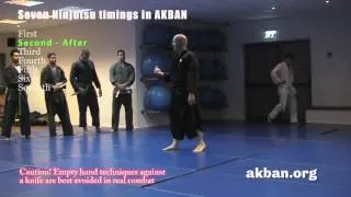 How to use the Three Ninjutsu timings, out of seven - AKBAN Ninjutsu tecniques