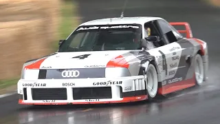 1989 Audi 90 Quattro IMSA GTO - 5-Cylinder Engine SOUND & Turbo Chirping Noises!