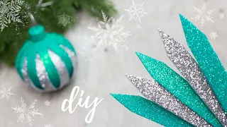 МК НОВОГОДНИЕ ИГРУШКИ НА ЁЛКУ из фоамирана СВОИМИ РУКАМИ🎄DIY Christmas Ornaments 2023🎄CRAFTS IDEAS