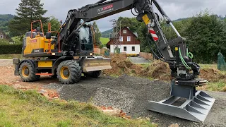 Straightening The Road With A Rail 2.5 m And Other Landscaping