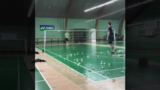 Badminton practice: Getting ready for the Danish Nationals 2019 U15 (DM)