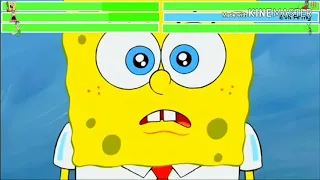 The Spongebob Movie Final Battle with healthbars (1/2)