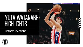 Yuta Watanabe Highlights | Brooklyn Nets vs. Toronto Raptors | 12.16.22