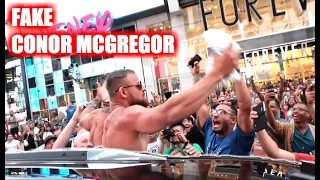 Fake Conor McGregor Pranks New York City!