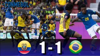 Ecuador 1 - 1 Brasil | Eliminatorias Qatar 2022 | 15º Fecha