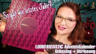 LOOKFANTASTIC Adventskalender 2021 | So gut wie letztes Jahr? | Unboxing + Verlosung