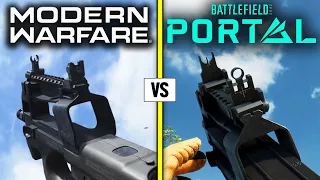 Call of Duty Modern Warfare vs Battlefield 2042 Portal — Weapons Comparison