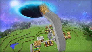 САМЫЙ ВЫСОКИЙ ДОМ ПРОТИВ ЧЁРНОЙ ДЫРЫ В МАЙНКРАФТ | Компот Minecraft