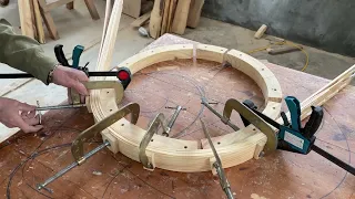 How To Make A Curved Wooden Bike // Amazing Incredible Woodworking Project - Robert Madison