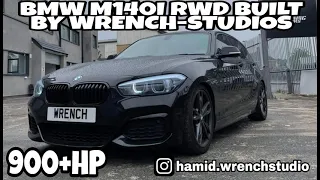 CRAZY FAST! BMW M140i RWD built by Wrench-Studios @dragy acceleration from 100-200 km/h in 3.97 sec