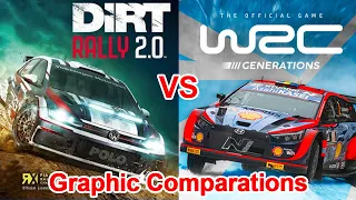 WRC Generations VS DiRT Rally 2.0  - Video Graphics Comparations