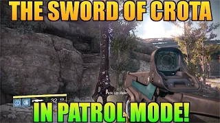 Destiny - How to Get The Sword of Crota in Free Roam! - (Blade of Crota Ritual)