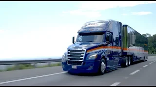 Detroit Assurance on Team Penske's Freightliner new Cascadias