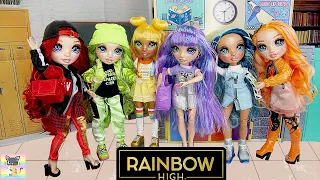 Rainbow High Dolls Back to School Story - Stories for kids with Rainbow High Dolls