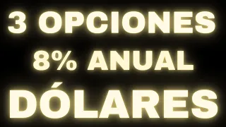 8% RENTA FIJA en dólares / Obligaciones Negociables