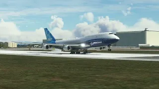 Boeing 747-8i Heavy Landing | MSFS 2020