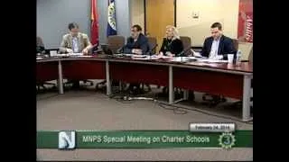 02/24/14 MNPS Special Meeting on Charter Schools