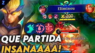 A PARTIDA MAIS INSANA DO MÊS!! - YU ZHONG GAMEPLAY | Mobile Legends