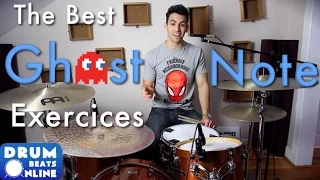 The Best Ghost Note Exercises - Beginner Drum Lesson | Drum Beats Online