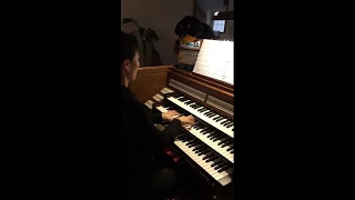 Namhee Han organ practicing William Tell Overture Finale