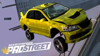 NFS PROSTREET the craziest totaled ever!