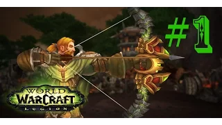 Прохождение WoW Legion за человека охотника #1