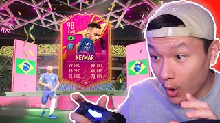 Så jag gjorde Neymar 98* SBC i FIFA 22...