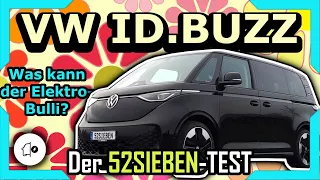 VW ID.BUZZ im 52SIEBEN-TEST | Laden | Navigation | Beschleunigung | Außen- und Innencheck |