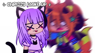 [🐈‍⬛] CHRISSY WAKE UP..! | Trend | Ft. my first oc | GC [💜]