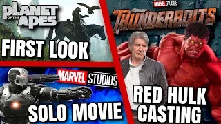 Red Hulk In Thunderbolts, War Machine Movie, Planet Of The Apes First Look & MORE!!
