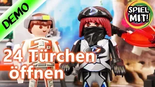 Playmobil Adventskalender 24 Türchen öffnen - Deutsch Demo 2017 - Wir zeigen alle Überraschungen