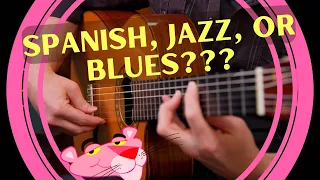 How to Play The Pink Panther Theme for SOLO GUITAR | Guitar Tutorial