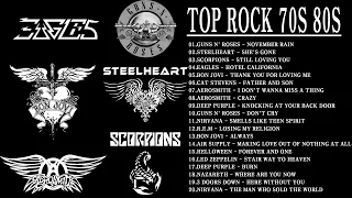 Guns N' Roses - Steelheart -Scorpions-Eagles-Bon Jovi-Aerosmith-Deep Purple-Nirvana♫Top Rock 70s 80s