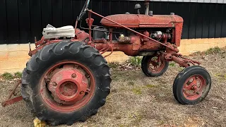 New project! Starting the 1945 Farmall A