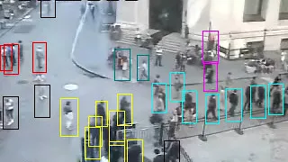 IBM Intelligent Video Analytics - Object Tracking: Crowd Forming Detection