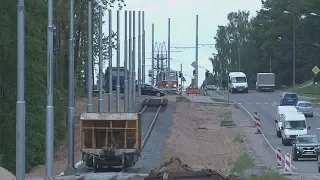 Daugavpilī pagarina garāko tramvaja līniju