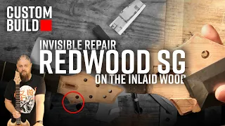 Ep 12 - Trying For an Invisible Inlaid Wood Repair  |  Redwood SG