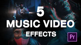 5 Really EASY Music Video Effects | Premiere Pro Tutorial
