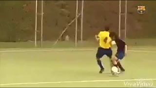 Leo Messi Top Skills during Barça Youth Academy
